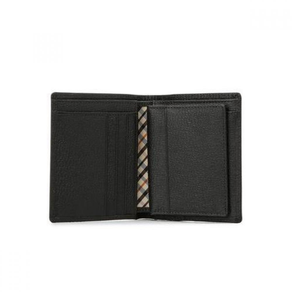 Daks Men Brown Leather Gold Logo Wallet Dbwa5f913w3