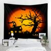 Pumpkin Halloween Tapestry Wall Hanging Large Art Aesthetics Room Dorm Wall Decor Background Cloth Home Decor Tapestry