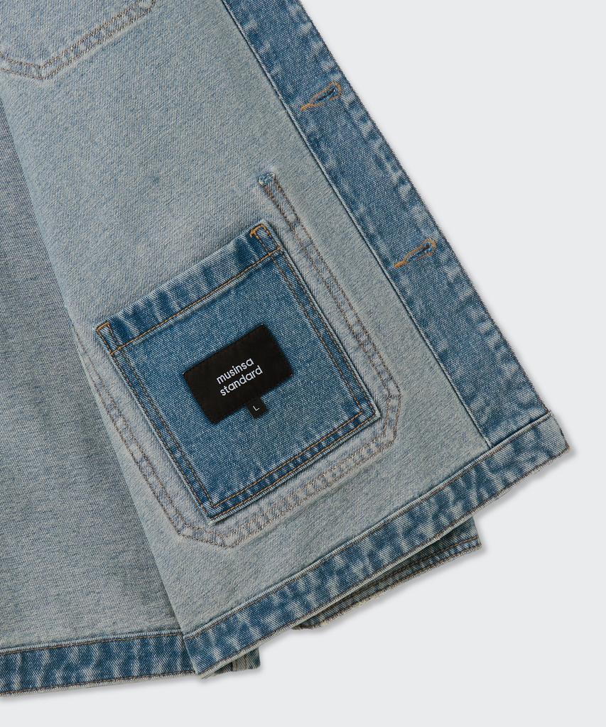 Musinsa Standard Denim Chore Jacket [Light Indigo]