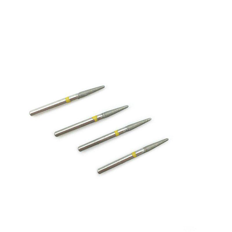 10 шт., стоматологические алмазные боры, стоматологические боры Dia-burs для высокоскоростных наконечников, инструмент для стоматолога FG 1,6 мм TR-21EF