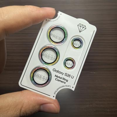 Цветная Блестящая Защита Задней Камеры для Samsung Galaxy S26 Ultra/Pro/Edge S25/S24/S23 Ultra Plus Защитное Стекло для Линзы Полное Покрытие