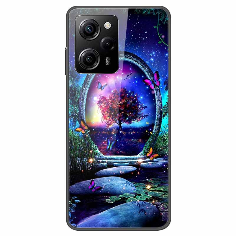 Чехол для Redmi Note 12 Pro Чехол для Redmi Note12 5G Закаленное Стекло Жесткая Задняя Крышка Для Redmi Note 12 Pro Plus 5G Чехол Чехол Звездное Небо