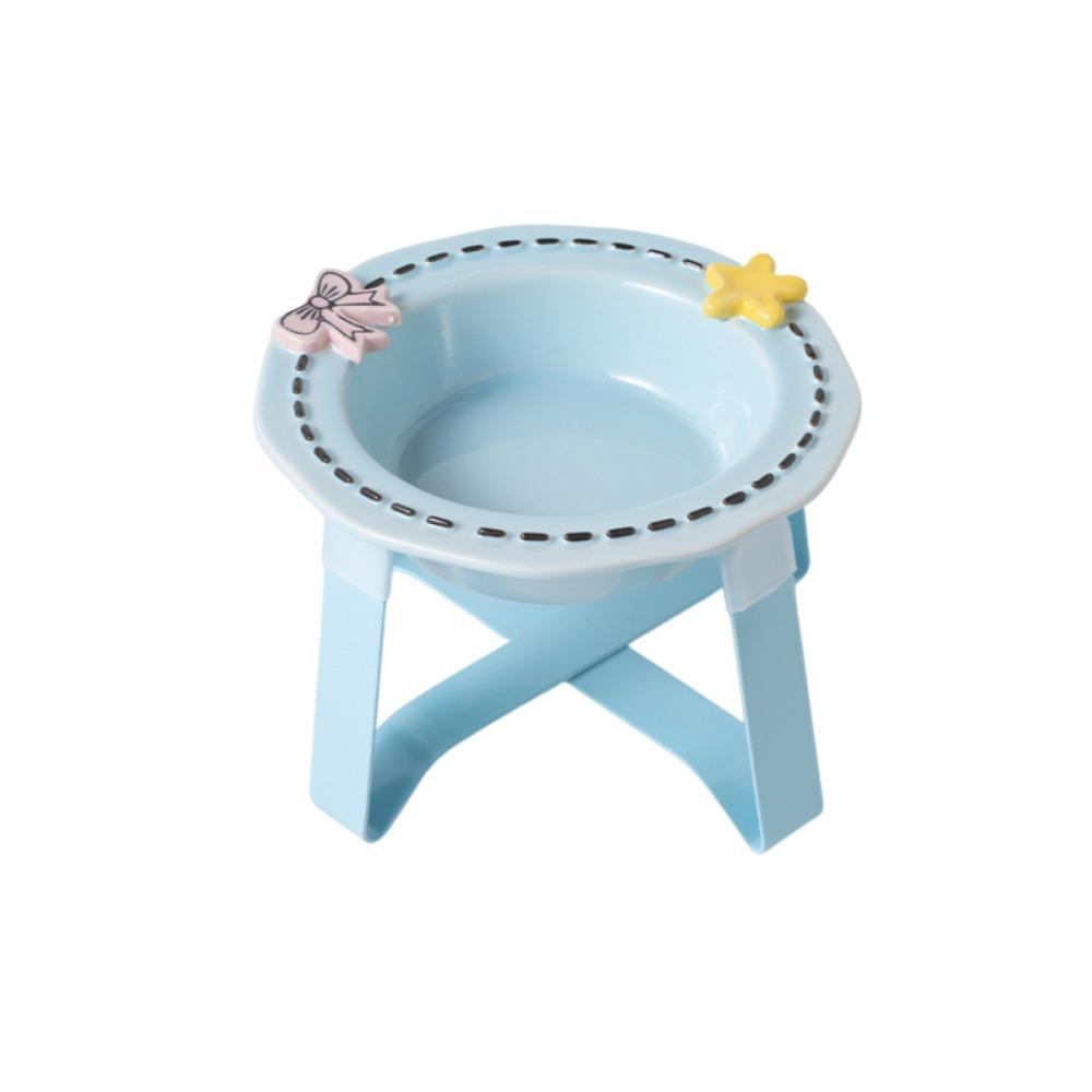 Anti Slip Cat Food Water Bowl Anti Vomiting Elevated Pet Feeder Bowl Ceramic Cat Bowl Pet Supplies