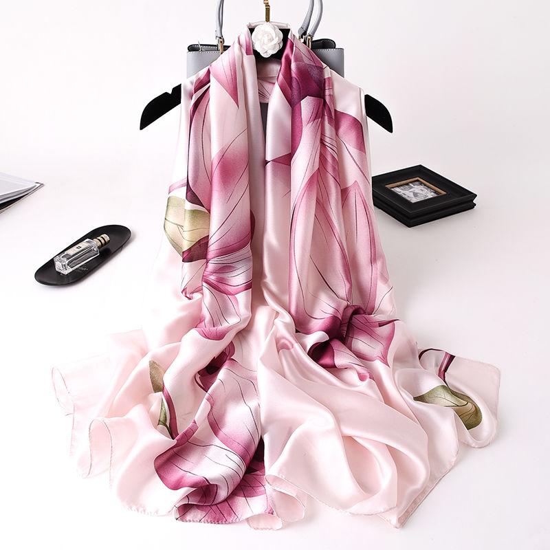 Новые шелковые шали, женские роскошные брендовые дизайнерские платки, женский шарф, палантины, хиджаб, женский платок, сумка, шарфы, Echarpe, обертывания