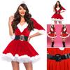 Милые Косплей Костюмы Наряды Платье Миссис Клаус Платье Мисс Клаус Костюм Рождественский Маскарадный Костюм