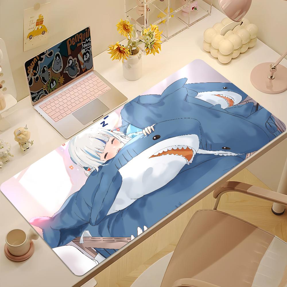 Hololive Gawr Gura Singer Erotic Bust Mouse Pad Nonslip Thickened MousePad Student Gaming Cushion Large Writing Lockedge Office