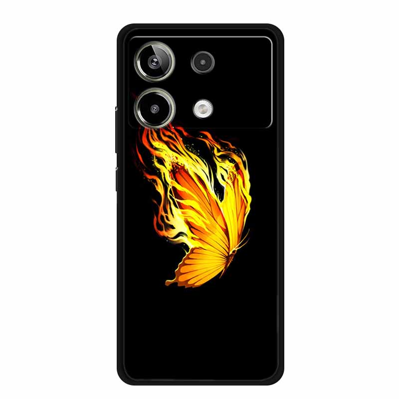 Чехол для Redmi Note 13R Pro Животные Мягкий силиконовый ТПУ Чехлы для телефона Задняя крышка Для Xiaomi Redmi Note13R Pro Волк Защитник fundas