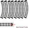 6cm Wide Rail Track Expansion Flexible Track Rails Suitable for 4cm Width Wheel-base RC Train Accessories DIY Buiding Block Toys