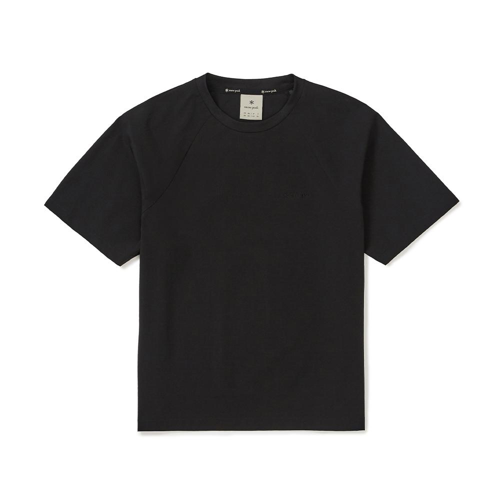 [Snowpeak] Airdot Women's Basic Short Sleeve T-shirt Black (S25MWTTS35)