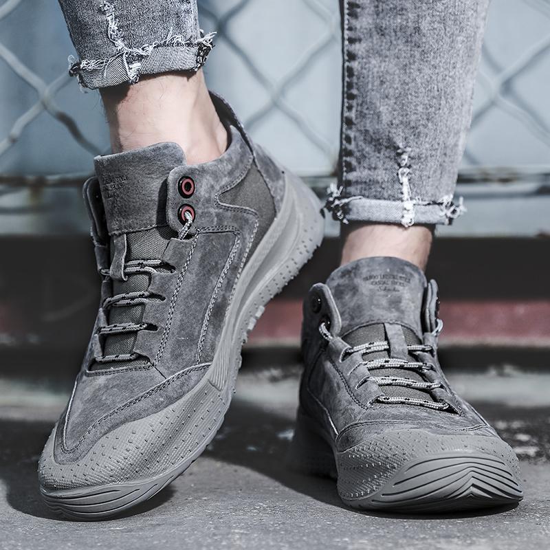 Ботинки для походов в пустыне, удобные для путешествий, отдыха, прогулок, вождения, туфли на плоской подошве для мужчин, классические школьные ботинки для скалолазания, мужская обувь