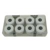 8/16Pcs Plastic Winding Board Fishing Line Wire Shaft Bobbin Spools Tackle Box Gift