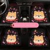Cartoon Car Floor Mats, Diatom Mud, Universal and Cuttable, Dirt-Resistant and Water-Absorbent Mats for the Car, Anti-Slip Car Floor Mats for Girls