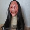 Halloween Scared Mask Scary Demon New Terror Curse Scaring Prop Haired Ghost Cosplay Creepy Masks Themed Parties Wear