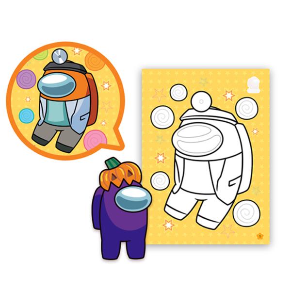 Раскраски Стикеры Среди Нас