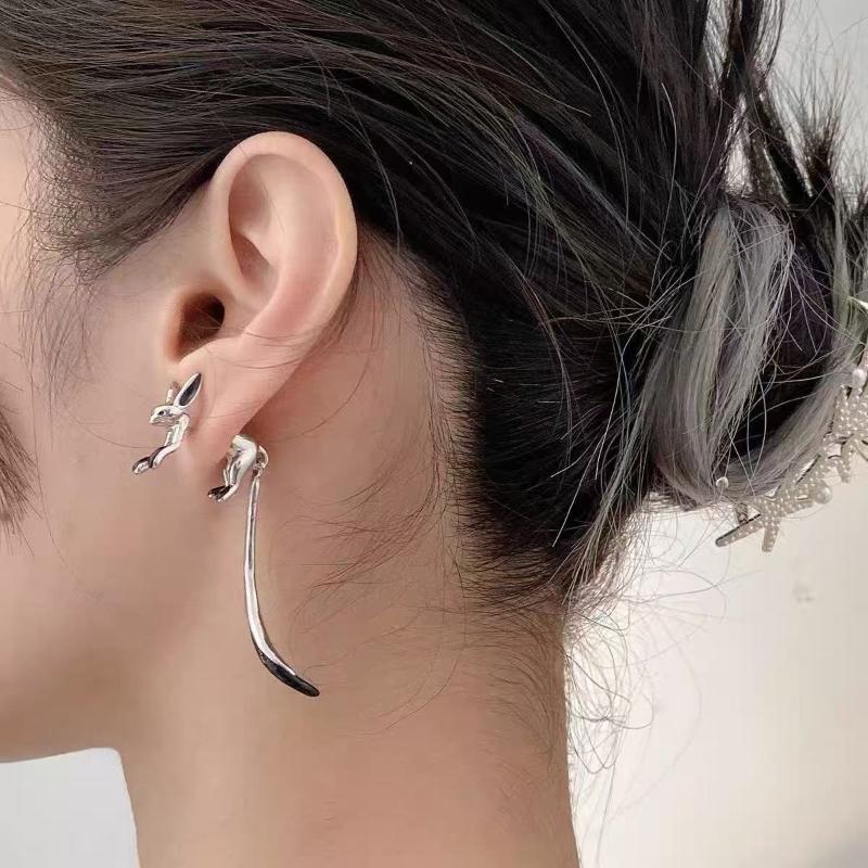 Серьги Лисы Украшения для Ушей Элегантные Серьги-подвески Легкие Удобные Серьги из Сплава Подвески для Сережек Подарок Женщинам Девочкам