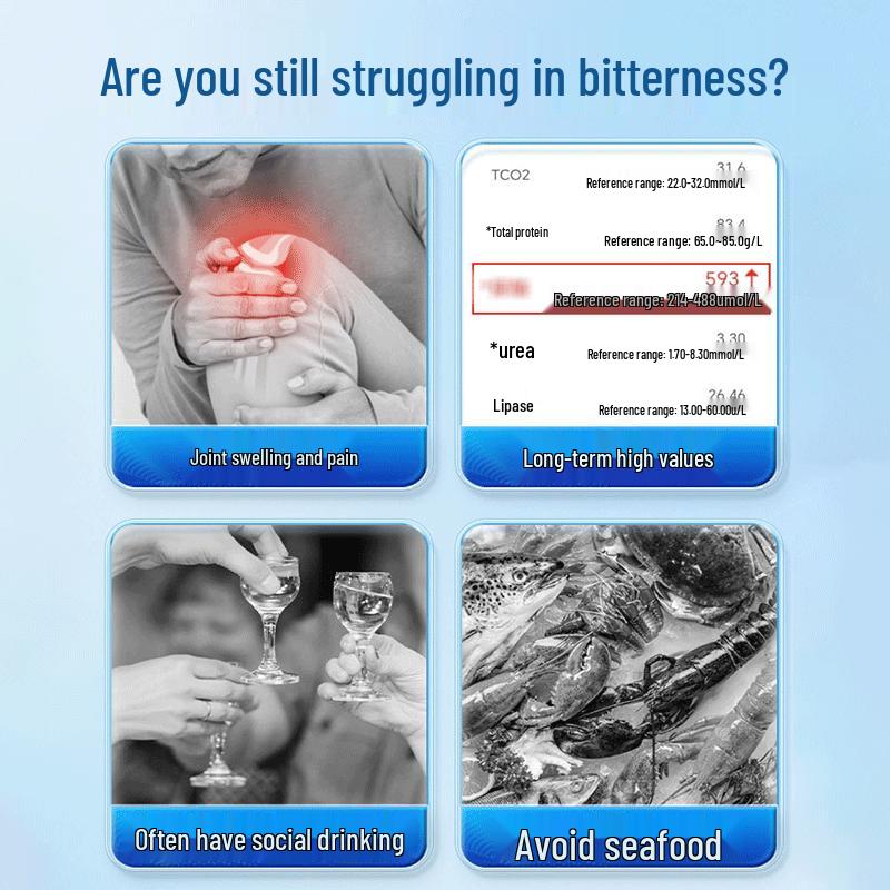 Шипучие таблетки для облегчения подагры и снижения уровня мочевой кислоты