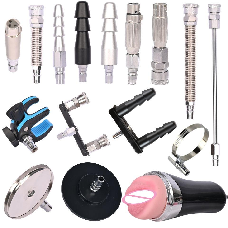 Rough Beast Sex Machine Multi Attachments Optional Sex Toys Suction Cup Vac-u-lock Bendable Spring Connector Extension for WomenGood product