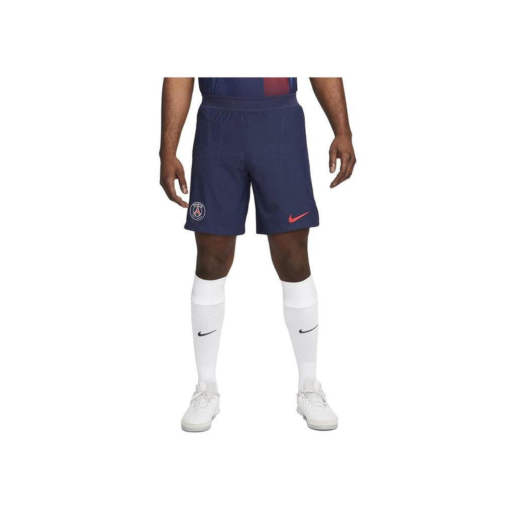 Nike Dri-FIT ADV Logo однотонные шорты с эластичной талией, прямые, сезон 22-23, футбольные шорты Paris Saint-Germain, мужские шорты темно-синего цвета DX2630-410