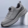 Summer Men's Sneakers with Rotating Buckle Comfy Non Slip Lace up Durable Shoes for Men Outdoor Activities Casual Shoes