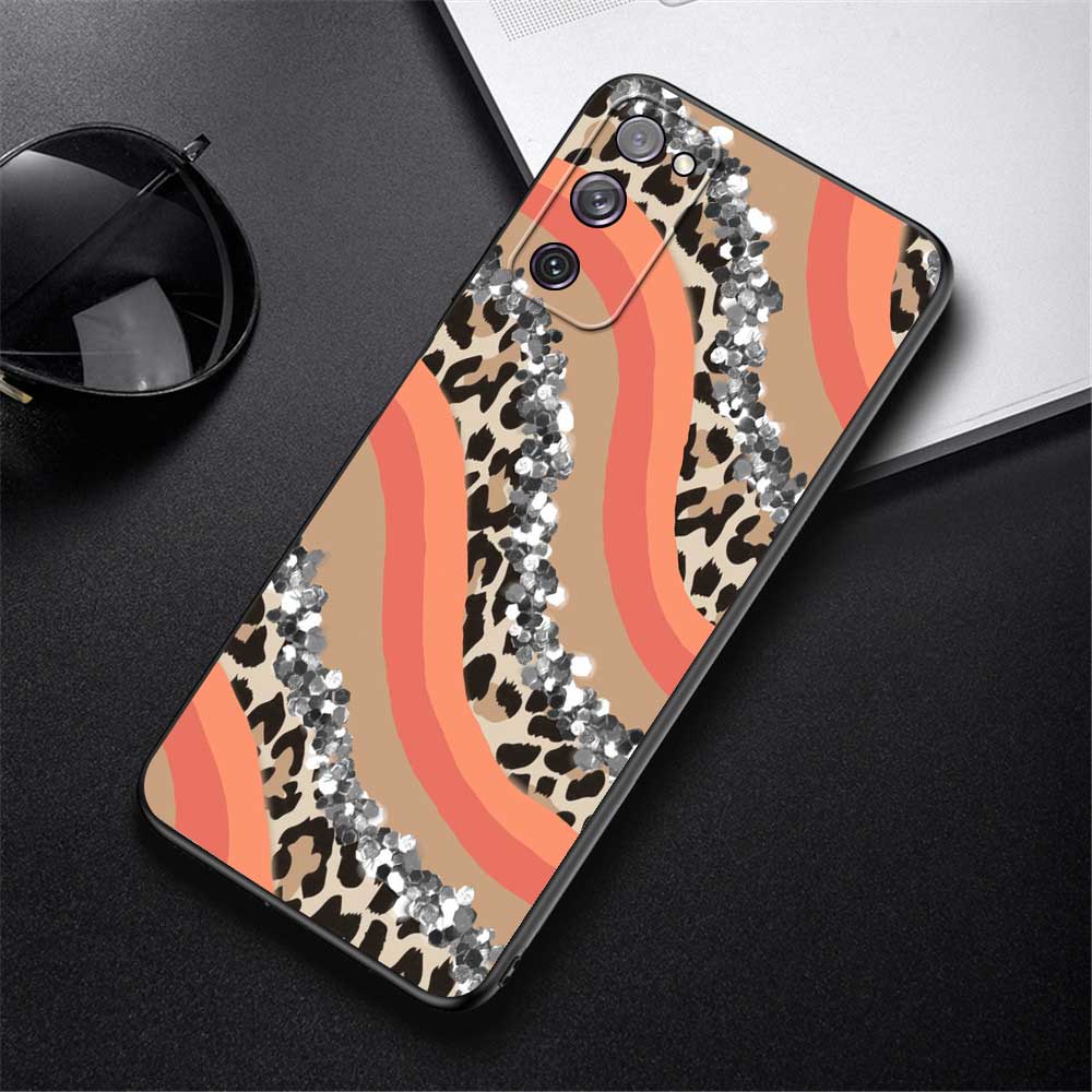 Популярный чехол для телефона с леопардовым принтом для Samsung Galaxy S21 Ultra S20 FE S10 5G S9 Plus S10e S8 S7 EDGE A51 A50, чехол-капа