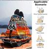 1pc Route 66 Flannel Blanket [Cozy Throw Blanket] For Sofa, Bed, Travel, Camping, Livingroom, Office, Couch, Chair, And Bed