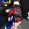 Mens Motorcycle Riding Gloves Half-Finger Breathable Anti-Slip Impact Protection Outdoor Dirt Bike Gear