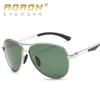 Metal Frame Men Fashion Polarized Sunglasses Classic Design Outdoor Vintage Anti Glare Driving Glasses Eyewear
