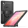For Samsung Galaxy Tab S10 Lite Case Kickstand PC + TPE Tablet Cover with Hand Strap