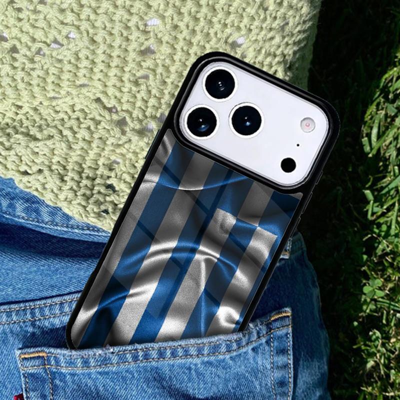 Греция Греческий флаг мягкий чехол для телефона Совместим с для IPhone 17air 16e 15 14 13 12 11Pro Max 17 Air
