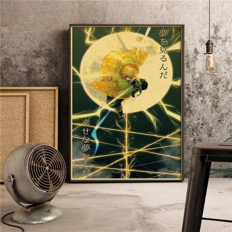 5D DIY Demon Slayer: Kimetsu No Yaiba Cross Stitch Rhinestones Diamond Drawing Embroidery Mosaic Home Decor