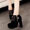 Autumn New 10.5cm High Heels Women Pumps Casual Women Shoes High Heel Ankle Boots Women Boots Winter Shoes Women Pumps Botas