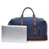 SCIONE Canvas Leather Travel Carry On Luggage Duffel Travel Tote Large Weekend Overnight Male Bag
