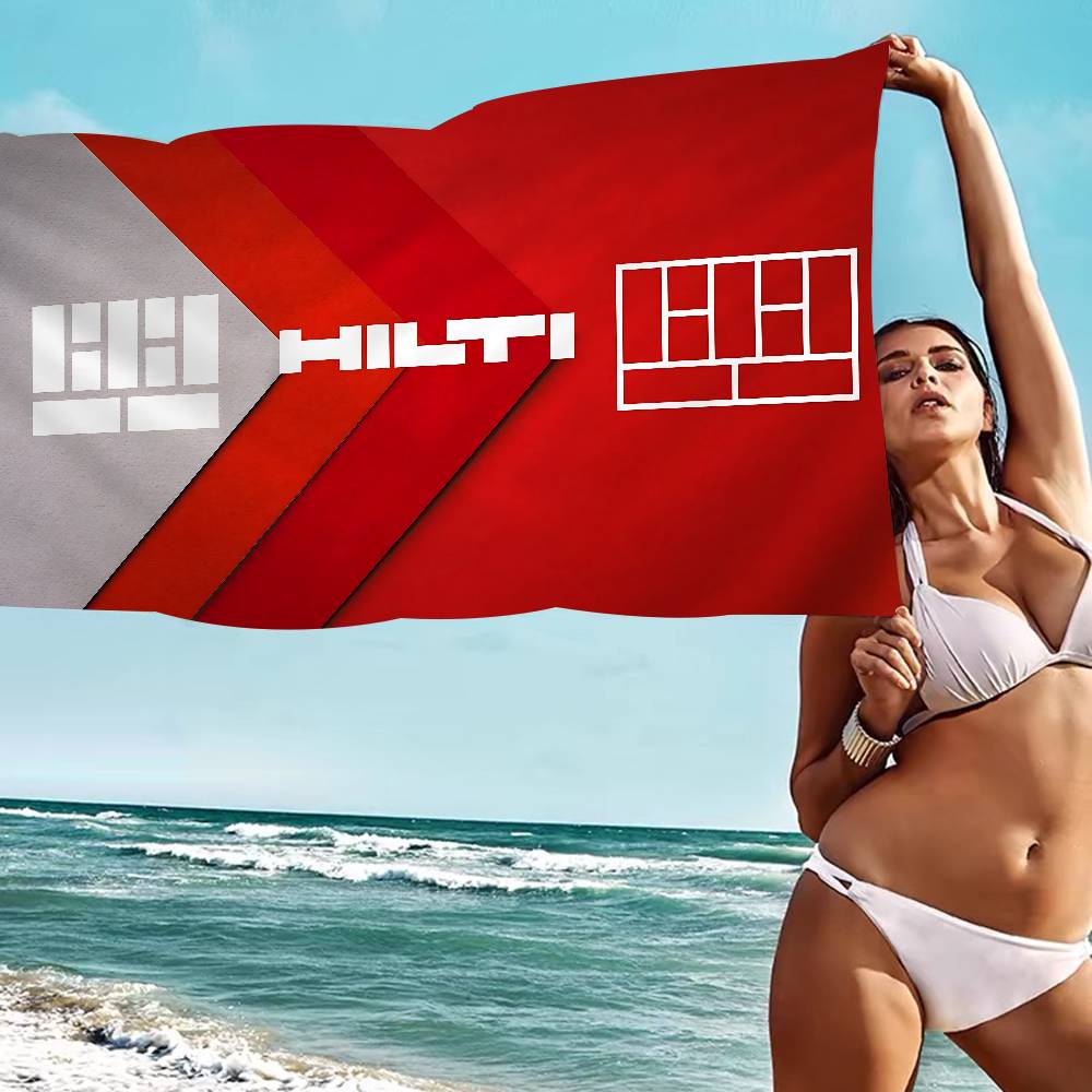 Модные полотенца для пляжа с логотипом H-Hilti, большие, из микрофибры, быстросохнущие, для песка, для бассейна, для путешествий, купания, йоги