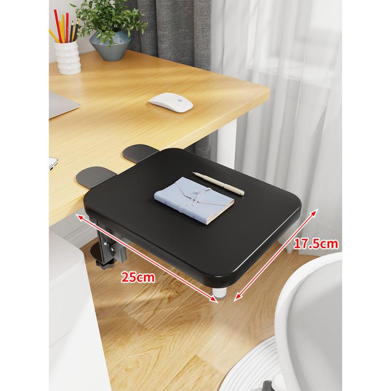 Складная настольная клавиатура с подставкой для рук: Удлиненный кронштейн для края стола для рабочей станции в общежитии