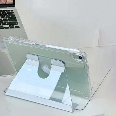 Для iPad Pro 11 9.7 2017 6th 5th Для iPad 7 8 9th 10.2 10th Air 4 5 10.9 Air 3 Pro 10.5 Crystal Clear View Акриловый чехол Подставка для планшета