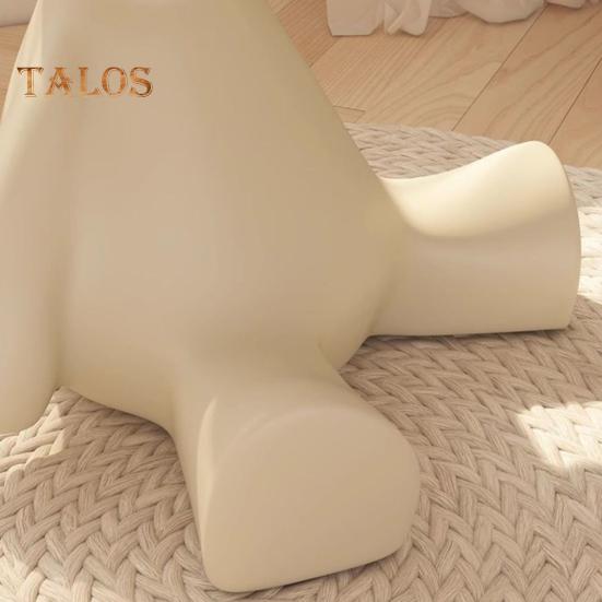 Flat Head Coffee Table with Storage Compartment Round End Table Bedroom Kitchen Living Room Small Space Sofa Bedside Nightstand Side Desk