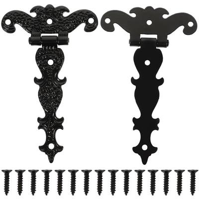 2 шт. Сверхпрочные петли для ворот, складных дверей, петли для сарая, сверхпрочные петли для деревянных ворот, ретро, для улицы, для амбарных дверей, складных дверей