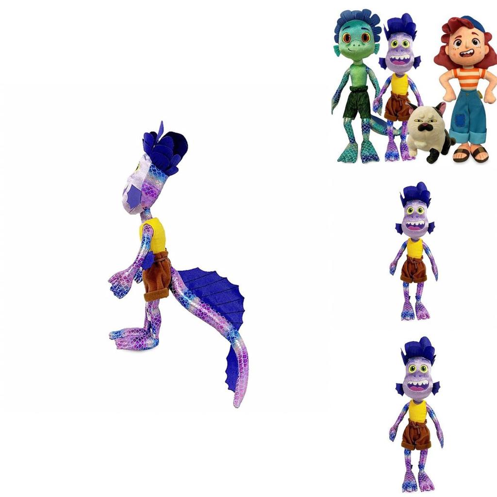 Adorable Cartoon Luca Alberto Julia Cat Sea Monster Boys Plush Toys Anime Figures Dolls
