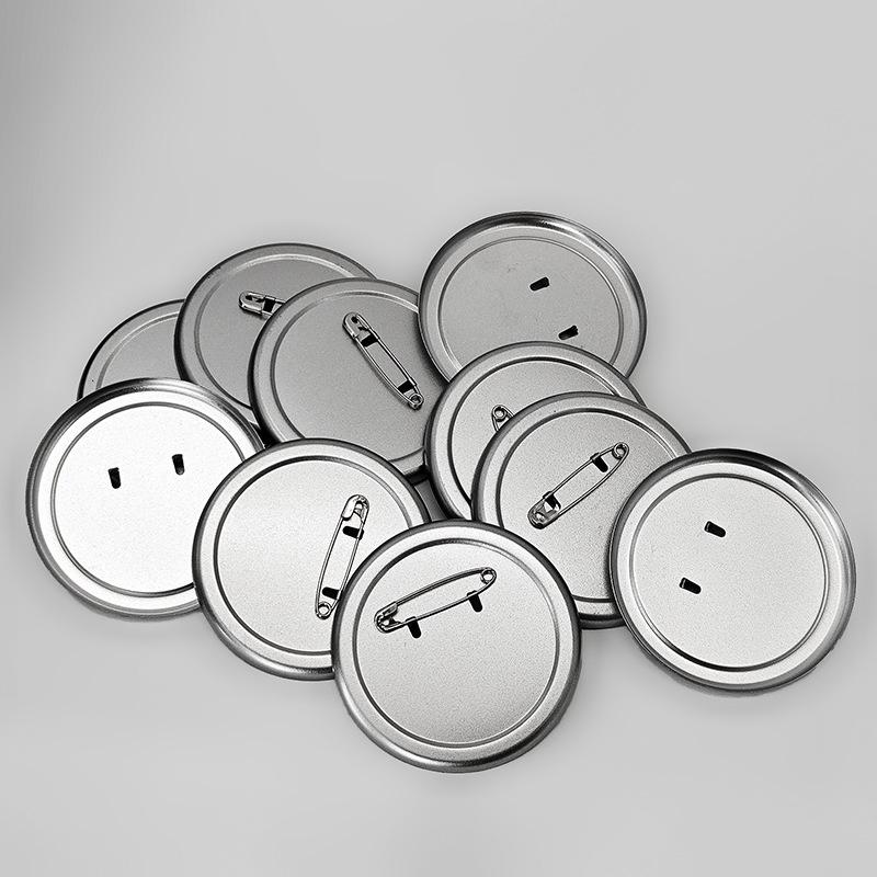 75mm 2D Metal Tin Pin-back Badge Base (Blank) - Japanese Design