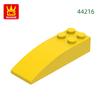 Нетоксичный 34 шт./лот №44126 Изогнутый 6 x 2 Блок Moc Цветные Аксессуары Совместимые с Изогнутым Кирпичом DIY Игрушки Для Головоломки Мозга из Частиц