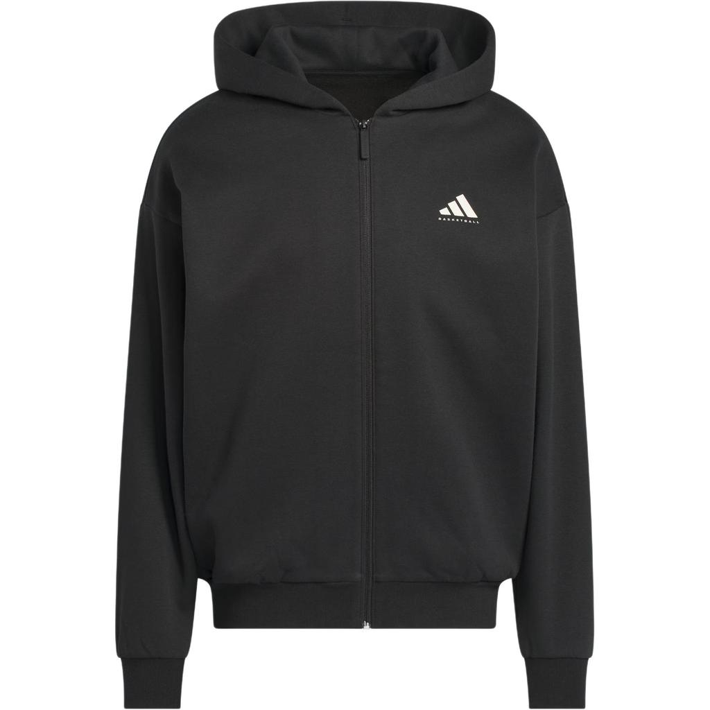 Adidas Basketball FW25 The 2026 Collection Chapter 01 Logo Loose Fit Sports Hoodie Jacket Unisex Jacket KB3064