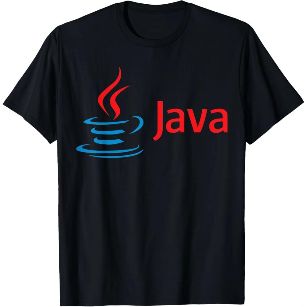 Java Компьютерный Программист Программа Математик Гик Футболка Унисекс Летняя Уличная Одежда Топы Мужская Футболка