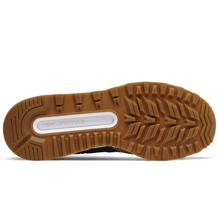 New Balance Nb 574 Sport Тканевые Ретро Кроссовки с Низким Верхом для Повседневной Носки Унисекс Кроссовки Черные Серые MS574EMK