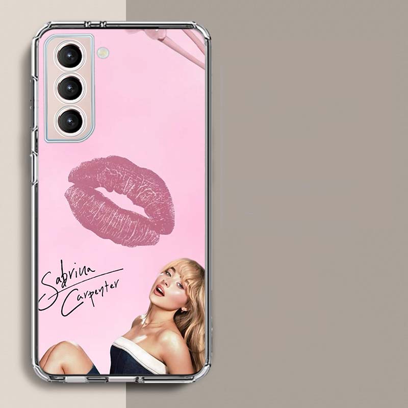 Чехол для телефона Singer S-Sabrina C-Carpenter для Samsung Galaxy S25 Edge S24 S23 FE S21 S20 S10 Plus S22 S26 Ultra Чехол Прозрачные чехлы