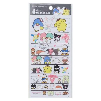 Персонажи Sanrio [Лист наклеек] Наклейки 4 размеров 4 SIZE STICKER3 Sanrio