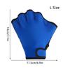 New 2 Pairs Swimming Gloves Aquatic Swim Training Gloves for Diving Aerobics