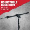 GATOR Frameworks ID Series Microphone Stand with Telescoping Boom Arm (GFW-ID-MIC)