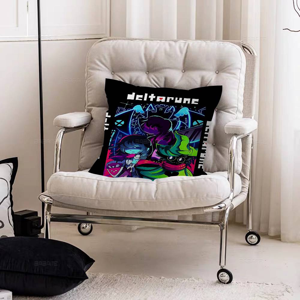 D-Deltarune Видеоигра Чехол для подушки Наволочка Декор Наволочка Печатный чехол для подушки для дивана