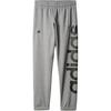 Elastic Printed Letter Straight Leg Knit Sports Pants Men Pants Gray AK1567
