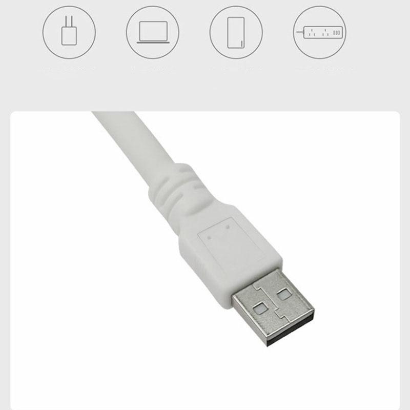 Мини-портативный ночник для учебы и чтения, 5 В постоянного тока, Usb настольная круглая лампа для клавиатуры, прикроватная белая лампа, защита глаз для компьютера, ПК